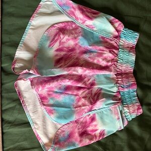 Tie-Dye Athletic Shorts for Women